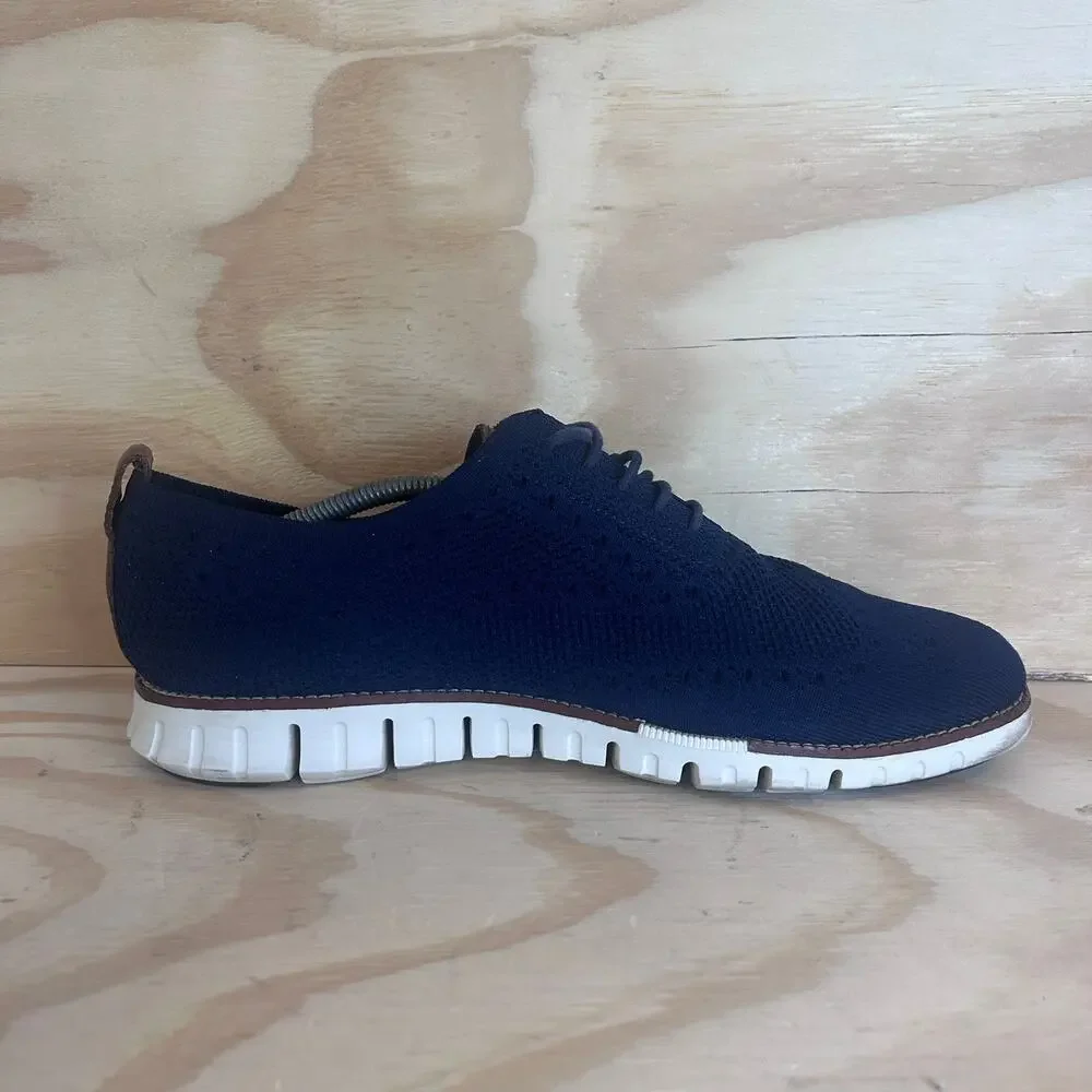 Cole Haan - ZeroGrand Wingtip - Dress Shoes - Blue - Men's - 11.5M - C24947